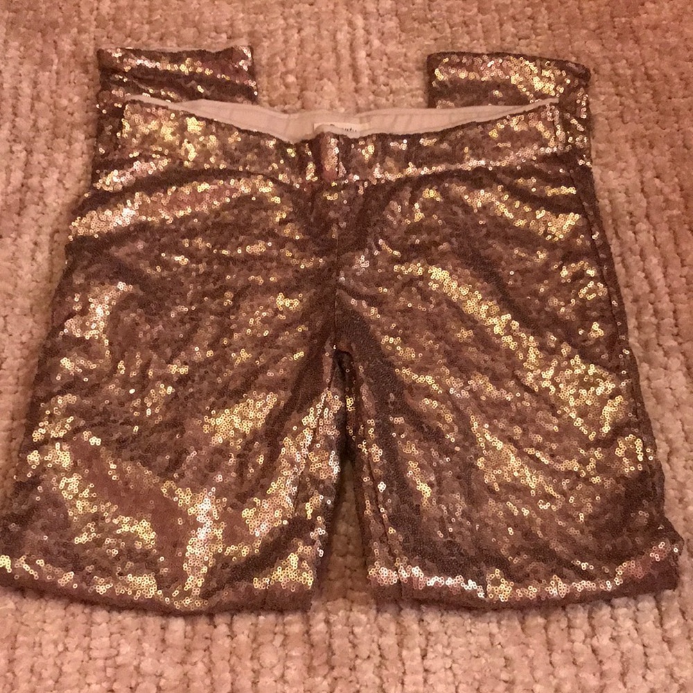 Gold sequence pants - Picture 2 of 3